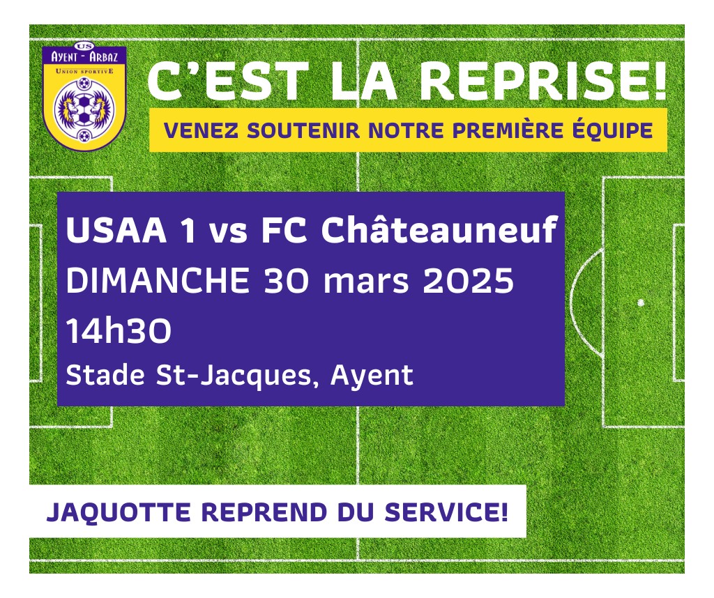 C'EST LA REPRISE ! 