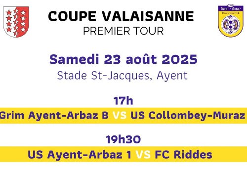 COUPE VALAISANNE - 1er tour